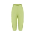 thumbnail image 4 of Cameland Capris pour Femmes Décontractés d'Été Mode Légers Extensibles Pantalons Capri Pantalon de Plage, 4 of 5