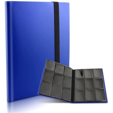 Collectible Card Binder Album 360 Card Holder 9 Pockets Trading Card Binder Album Large Capacity Card Binder Notebook For Birthdays Christmas And Parties