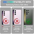 thumbnail image 2 of Entronix Shockproof Heavy Duty Cell Phone Case for Samsung Galaxy S24 Ultra, Green, 2 of 6