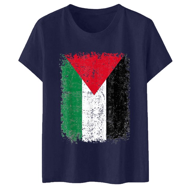 adviicd Hauts pour Femmes T-Shirts Basiques pour Femmes Col Rond Manches Courtes Hauts Mignons d'Été T-Shirts Ajustés Bleu Marine,G