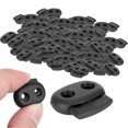 thumbnail image 4 of Serrures de Cordon en Nylon, 300pcs Double Trou Ressort Double Trou Cordon Serrures Cordon de Ressort Serrures Élégant et Moderne, 4 of 14