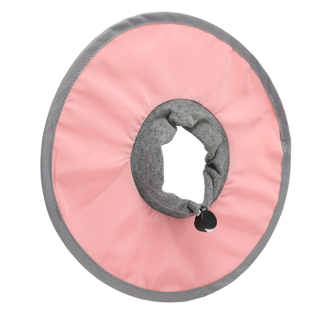 Cat Recovery Collar, Soft Edges Prevent Licking Adjustable Pet Post Surgery Collar Polyester Material Waterproof Easy Cleaning Lightweight For Wound Healing Light Blue,Pink,Fruit