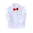 thumbnail image 1 of Nmmacb Chemise Habillée à Manches Longues pour Garçons, Col Boutonné, avec Cravate, 2-14 Ans, 1 of 8