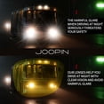 thumbnail image 4 of Joopin Rétro Lunettes Classiques Carrées de Vision Nocturne pour Hommes Femmes Pêche Conduite Randonnée Lunettes avec Protection UV, 4 of 7