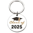 thumbnail image 1 of Pendentif Cadeau de Fin d'Études 2025 Cadeau pour Étudiant de la Part d'Un Enseignant Diplôme Infirmière Cadeau de Fin d'Études Porte-Clés Étiquette en Métal, 1 of 5
