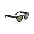thumbnail image 4 of Ray-Ban Meta Headliner (Gen 2) Smart Glasses with AI, Photo, Video, Audio & Messaging | Shiny Black/ Green - Size – Standard, Fit – High Bridge – Open Box, 4 of 5