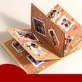 thumbnail image 1 of Cqxid Event & Party Under $10 Clipbook Album DIY Photo Collection In Four Sizes Accordion Stretchable Folding Kraft Paper For Graduation Season In 2024 Wedding Anniversary Valentine's Day, 1 of 4
