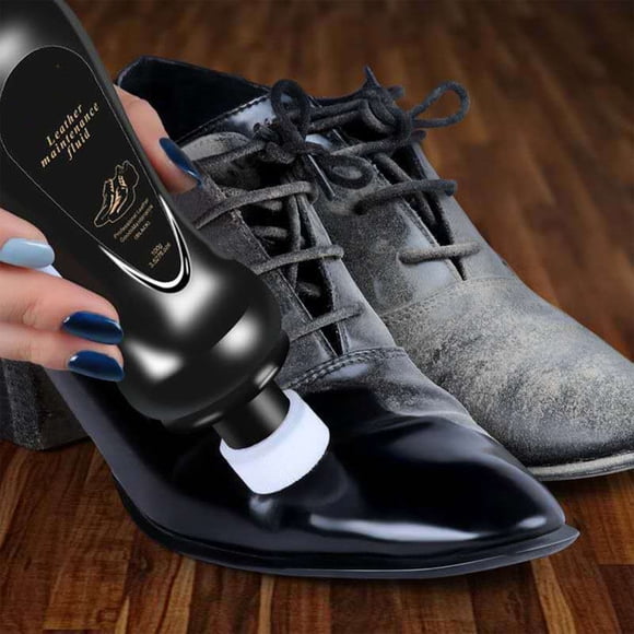Vernis à Chaussures Liquide pour Cuir, Crème Hydratante et Protectrice Incolore 100 ml, Restaure et Rehausse la Couleur, Soin Longue Durée pour Chaussures Habillées, Couvre les Éraflures et Éraflures