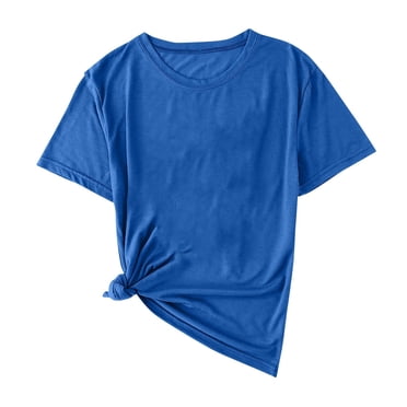 Chbgutlmr Shirts T - pour Hommes Col Rond Amples Basiques Manches Courtes Confortables Couleur Unie Décontractés d'Été