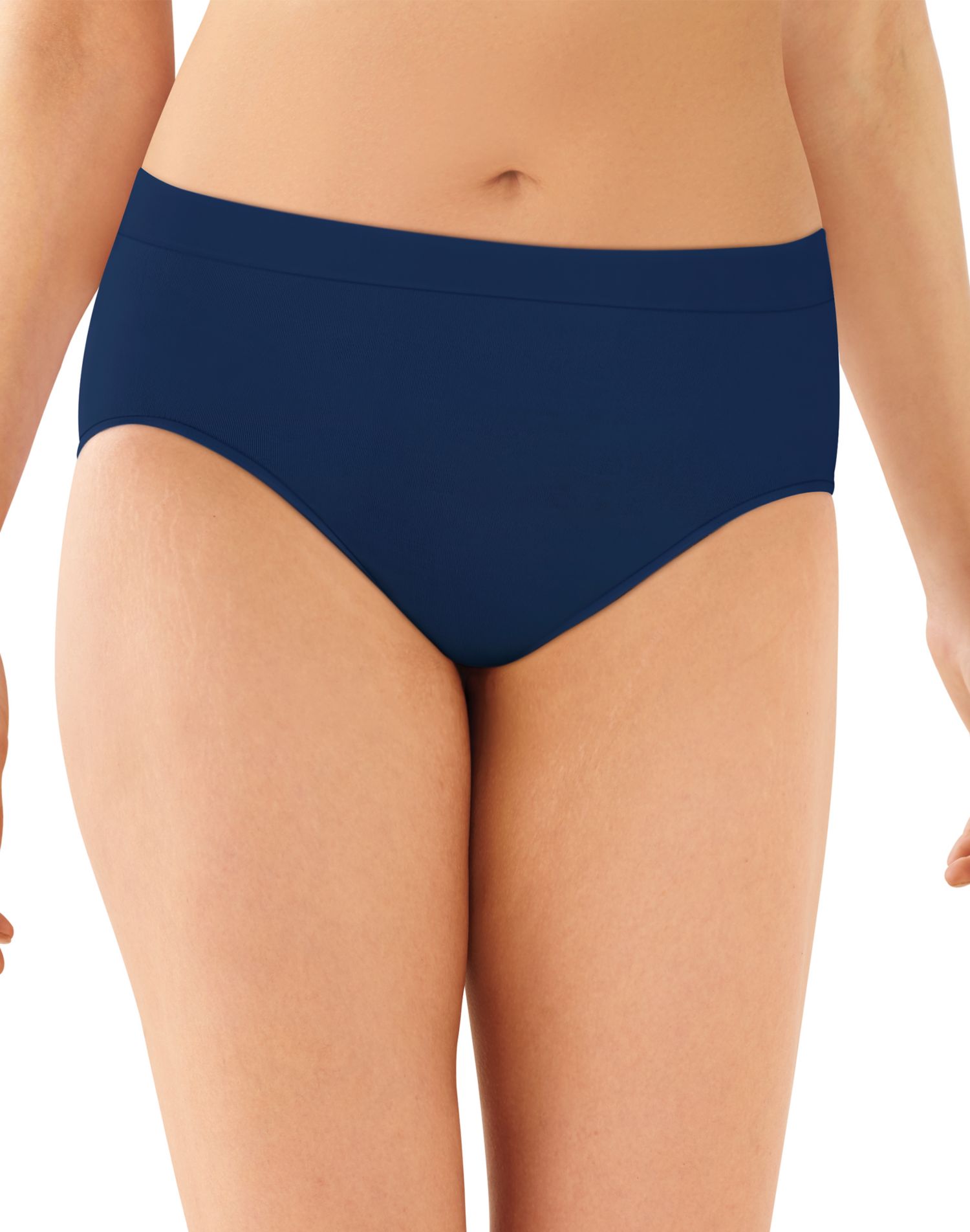 Bali Womens One Smooth U All-Around Smoothing Hi-Cut Panty, 8, In The Navy