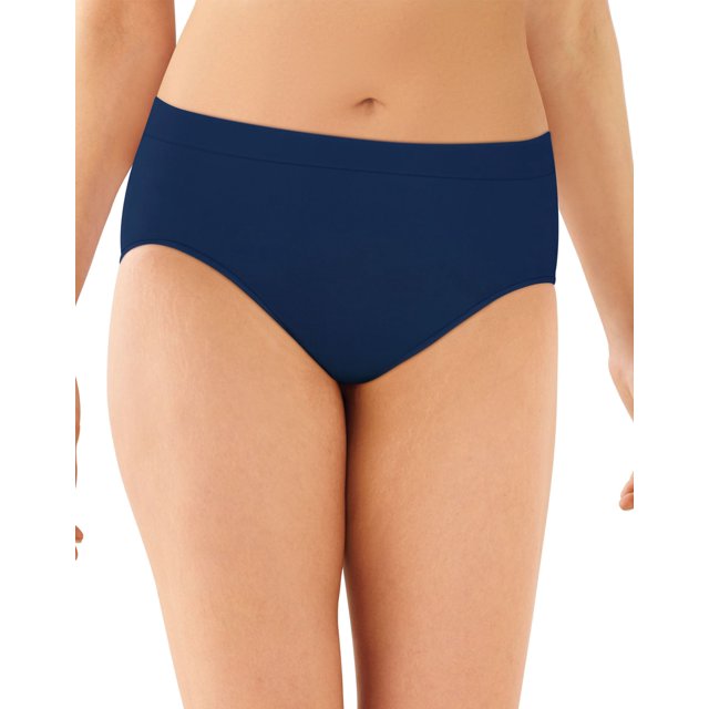 Bali Womens One Smooth U All-Around Smoothing Hi-Cut Panty, 6, In The Navy