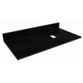 thumbnail image 1 of 60-in. W  18.5-in. D Stone Top In Black Galaxy Color For Wall Mount Faucet AI-1346, 1 of 4