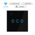 thumbnail image 3 of Smart Light Switch Dimmer Three-Way Wall-Mounted Wifi LED Light Touch Switch Voice Control Mobile App Compatible with Alexa and Google Home, 3 of 8