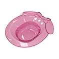 thumbnail image 3 of Esquirla Sitz Bath Multipurpose Sturdy Anti Overflow Soak Pan for Bathroom Dorm Hotel Pink, 3 of 8