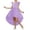 Purple, variant on Baby Girl Dresses Kids Child Girls Summer Flapper Sleeve High and Low Formal Dress Fly Skirt Solid Color Swing Dress Newborn Dress Black 10 Years-12 Years