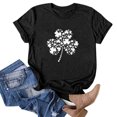thumbnail image 3 of Blouses à Manches Courtes pour Femmes, Mode Décontractée, T-Shirt à Manches Courtes Imprimé, Blouse d'Été pour Femmes, 3 of 4