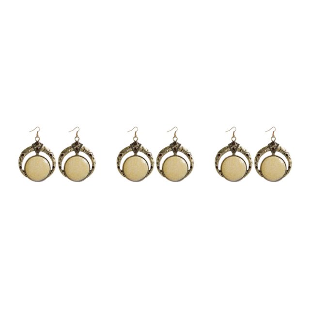 maskred Pendentif Unique pour Femmes – Cadeau Fait à la Main E055-White 3Set