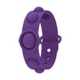 thumbnail image 1 of Jouet Anti-Stress Dimple, Jouet à Bulles Ajustable, Bracelet Push Pop Push Pop en Silicone Lavable, Jouet Anti-Stress, Violet, 1 of 8