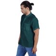 thumbnail image 4 of Atasi Short Kurta Mandarin Collar Tee Solid Short Sleeve Henley Shirt With Pocket, 4 of 7