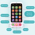 thumbnail image 4 of Smart Cellphone Toy Kids Learning Mobile Phone Music Sound Educational Child Birthday Gift, 4 of 8