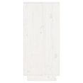 thumbnail image 5 of vidaXL Sideboard White 60x34x75 cm Solid Wood Pine, 5 of 5