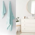 thumbnail image 4 of Mainstays Basics 4pk Towel Set, 2 Bath Towels, 2 Hand Towels, Soft & Durable, 100% Cotton, Teal, 4 of 6