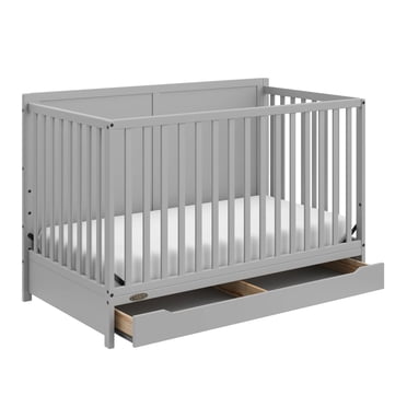 Lit de Bébé 5-en-1 avec Tiroir Melrose de Graco, Gris Galet