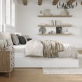 thumbnail image 3 of AFI Canyon Lit Plateforme Très Grand en Bois avec Lit Gigogne Simple TG en Blanc, 3 of 29