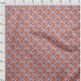 thumbnail image 4 of oneOone Rayon Orange Fabric Abstracts Sewing Material Print Fabric By The Yard 56 Inch Wide, 4 of 4