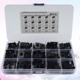 thumbnail image 1 of OULII 120pcs Manganese Steel Motorcycle U Nut Fastener Clips for Panel and Bumper Black Size 14, 1 of 5