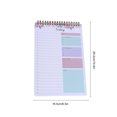 thumbnail image 3 of EGNMCR Rentrée Scolaire, Cadeau pour Enfants Plan Hebdomadaire B5 Cahier à Spirale Relevable Carnet d'Horaire Couleur Cahier Portable Carnet de Plan, 3 of 3