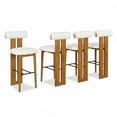 thumbnail image 1 of Renee Indoor Modern Bar Stool,White, 1 of 12