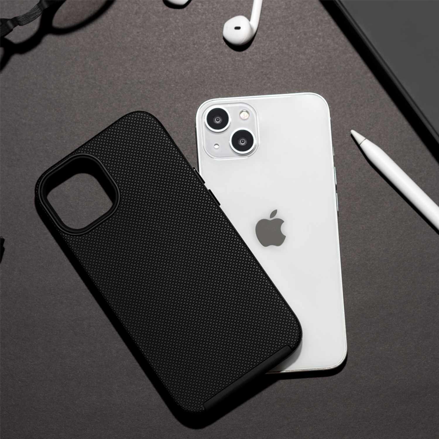 Blu Element Étui Robuste Armour avec MagSafe Noir pour iPhone 16e/15/14/13
