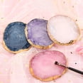 thumbnail image 4 of Stone - Resin Mixed - Color Gold - Edge Makeup Display for Nail Gel & More, 4 of 4