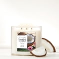 thumbnail image 2 of Yankee Candle 3 Wick Candle Jar, Coconut Beach – Scented with up to 40 Hours of Burn Time, Premium Plant Wax Blend for Consistent Long Lasting Scent from First to Last Burn, 2 of 7