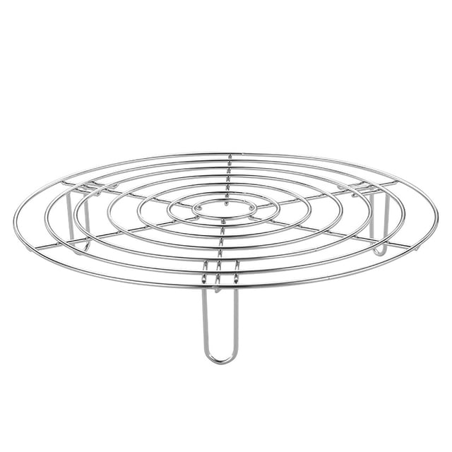 Baking Trays & Trays Product Title 1pc Cooking Rack Air Fryer Round Tray Stainless Steel Steamer Rack for Cooking Steaming Baking Compatible with Air Fryer Pots and Pressure Cookers