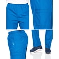 thumbnail image 2 of Landau Essentials 7 Pocket Scrub Pants for Men's: Classic Relaxed Fit, Elastic, Zipper Front, Pull-on Medical 8555, 2 of 5