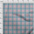 thumbnail image 2 of oneOone Cotton Poplin Fabric Madras Check Print Sewing Fabric BTY 56 Inch Wide, 2 of 4