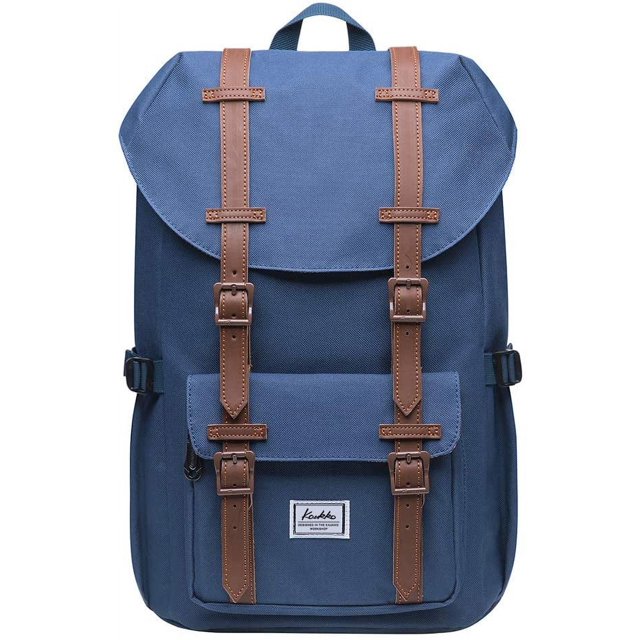 KAUKKO Laptop Outdoor Backpack, Traveling Rucksack Fits 15.6 Inch Laptop(5-7-Blue)