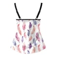 thumbnail image 4 of adviicd Modest Tankini Modest Tankini Tops for Women - Loose Fit Swim Tops No Bottom(White,L), 4 of 5