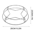 thumbnail image 2 of TIMIFIS steam rack Stainless Steel Kitchen Pot Rack Kitchen Rack Thickened Double Layer Fryer Rack Insulation Pad Scalding Rack kitchen gadgets Kitchen Gadgets, 2 of 2