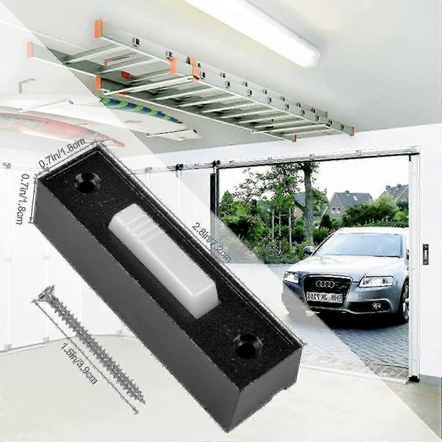2pcs Universal Garage Door Opener Switch 41a4166 Lighted Wall Mounted Push Button Black Finish With