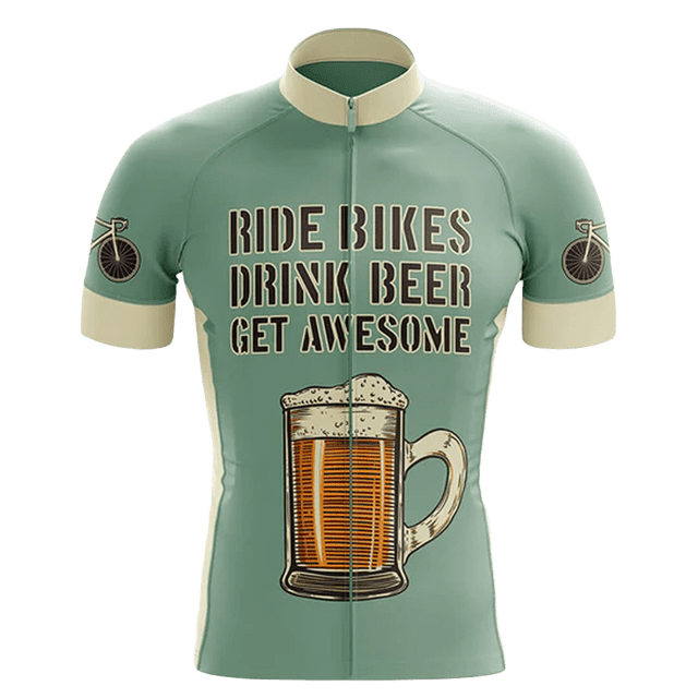 Ride Bikes Drink Beer Get Awesome Cycling Jersey - S