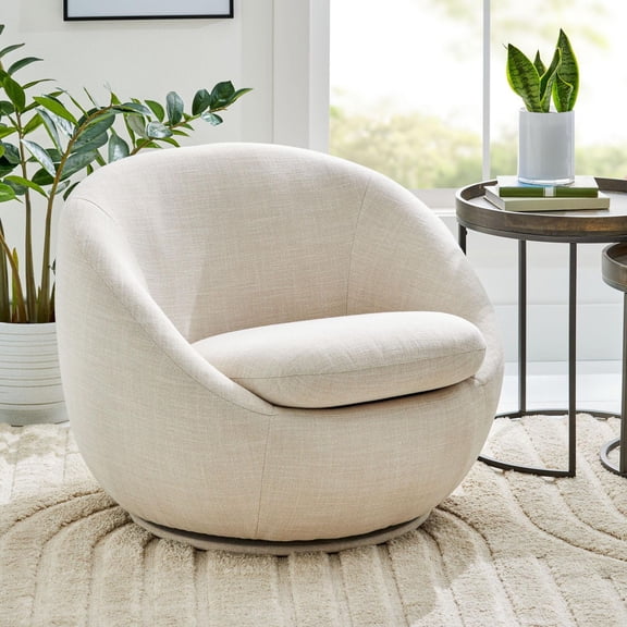 Better Homes & Gardens Fauteuil pivotant Mira, lin