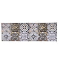 thumbnail image 2 of Floor Tile Stickers, Waterproof Tile Decals Bright Color Retro Style  For Balcony Light Gray With Gilt Edging, 2 of 8
