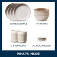 thumbnail image 3 of Corelle® Stoneware 12-pc Dinnerware Set, Oatmeal, 3 of 3