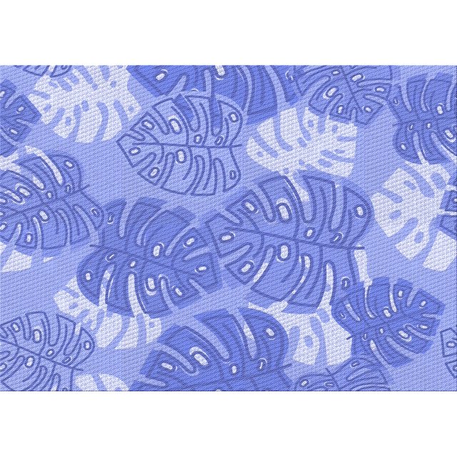Ahgly Company Tapis d'Intérieur Rectangulaire à Motifs Ruban Bleu, 7 Pieds x 9 Pieds