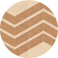 thumbnail image 1 of Ahgly Tapis Rond Lavable en Machine Intérieur Transitionnel Kaki Or, 5 Pieds Rond, 1 of 7