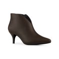 thumbnail image 1 of Unique Bargains Bottines à Talons Aiguilles Découpées pour Femmes Café 7, 1 of 7