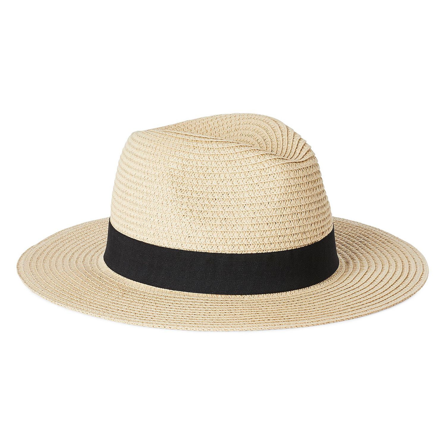 Time and Tru Women's Paper Panama Hat